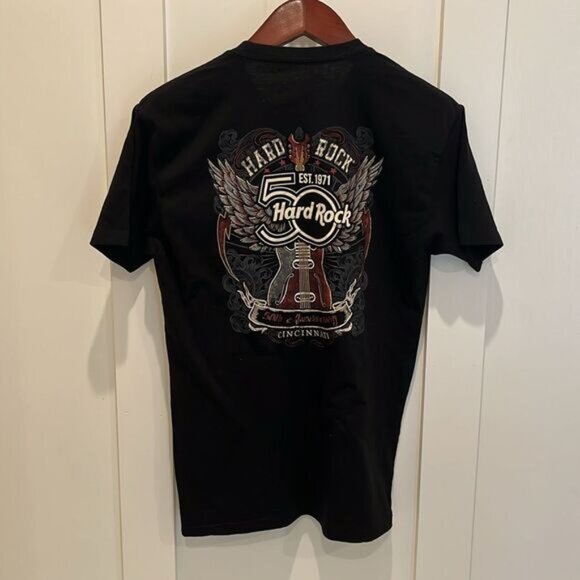 Hard Rock Cafe 50 year Cincinnati SS T-shirt - Picture 3 of 5